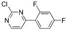 2-Chloro-4-(2,4-difluoro-phenyl)-pyrimidine 结构式