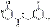 2-Chloro-N-(3,5-difluoro-benzyl)-isonicotinamide 结构式