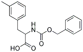 2-{[(benzyloxy)carbonyl]amino}-3-(3-methylphenyl)propanoic acid 结构式