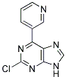 2-chloro-6-pyridin-3-yl-9H-purine 结构式