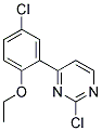 2-Chloro-4-(5-chloro-2-ethoxy-phenyl)-pyrimidine 结构式