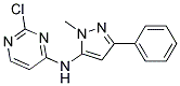 2-chloro-N-(1-methyl-3-phenyl-1H-pyrazol-5-yl)pyrimidin-4-amine 结构式