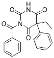 1-BENZOYL-5-ETHYL-5-PHENYL-2,4,6(1H,3H,5H)PYRIMIDINETRIONE 结构式