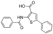 2-(Benzoylamino)-5-phenylthiophene-3-carboxylic acid 结构式