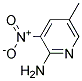 2-AMINO-3-NITRO-5-METHYLPYRIDINE 结构式