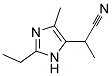 1-氰基-2-乙基四甲基咪唑 结构式