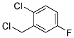 2-Chloro-5-Fluorobenzyl Chloride 结构式