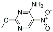 2-Methoxy-5-Nitro-4-Pyrimidinamine 结构式