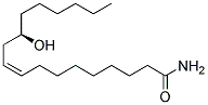 (12R-CIS)-12-HYDROXY-9-OCTADECENAMIDE 结构式
