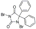 1,3-DIBROMO-5,5-DIPHENYL-2,4-IMIDAZOLIDINEDIONE 结构式