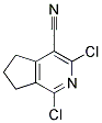 1,3-DICHLORO-6,7-DIHYDRO-5H-CYCLOPENTA(C)PYRIDINE-4-CARBONITRILE 结构式