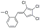 1-METHOXY-2-(2,3,4-TRICHLORO-2,4-CYCLOPENTADIENYLIDENEMETHYL)BENZENE 结构式