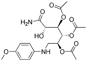 2,3,4-Tri-O-acetyl-1-(p-anisidino)-1-deoxy-D-glucuronamide 结构式
