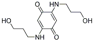 2,5-BIS(3-HYDROXYPROPYLAMINO)-P-BENZOQUINONE 结构式