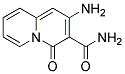 2-AMINO-4-OXO-4H-QUINOLIZINE-3-CARBOXAMIDE 结构式