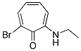 2-BROMO-7-ETHYLAMINO-2,4,6-CYCLOHEPTATRIENONE 结构式