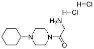 2-Amino-1-(4-cyclohexyl-piperazin-1-yl)-ethanonedihydrochloride 结构式