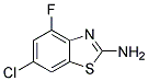 2-Amino-6-chloro-4-fluorobenzothiazole 结构式