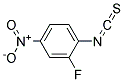 2-Fluoro-4-nitrophenylisothiocyanate 结构式