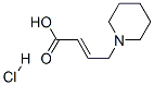 (E)-4-(哌啶-1-基)-2-丁烯酸盐酸盐 结构式