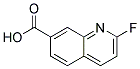 2-氟喹啉-7-羧酸 结构式