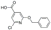 2-CHLORO-6-(PHENYLMETHOXY)-4-PYRIDINECARBOXYLIC ACID 结构式