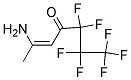 2-AMINO-5,5,6,6,7,7,7-HEPTAFLUOROHEPT-2-ENE-4-ONE 结构式