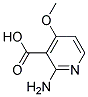 2-氨基-4-甲氧基吡啶-3-羧酸 结构式