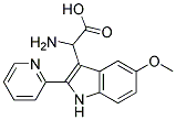 2-AMINO-2-(5-METHOXY-2-(PYRIDIN-2-YL)-1H-INDOL-3-YL)ACETIC ACID 结构式