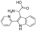 2-Amino-2-(2-(pyridin-2-yl)-1H-indol-3-yl)acetic acid 结构式