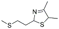 2,5-DIHYDRO-4,5-DIMETHYL-2-[2-(METHYLTHIO)ETHYL] THIAZOLE 结构式