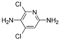 2,5-Diamino-4,6-dichloropyridine 结构式