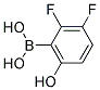 2,3-DIFLUORO-6-HYDROXYPHENYLBORONIC ACID 结构式