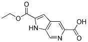 2-(ETHOXYCARBONYL)-1H-PYRROLO[2,3-C]PYRIDINE-5-CARBOXYLIC ACID 结构式