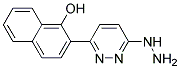 2-(6-Hydrazinopyridazin-3-yl)-1-naphthol 结构式
