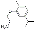 2-(5-ISOPROPYL-2-METHYLPHENOXY)-1-ETHANAMINE 结构式