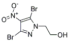 2,4-二溴-3-硝基羟乙基吡唑 结构式
