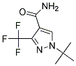 1-叔丁基-3-三氟甲基-1H-吡唑-4-酰胺 结构式
