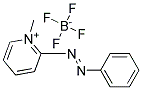 1-METHYL-2-(PHENYLAZO)-PYRIDINIUM TETRAFLUOROBORATE 结构式
