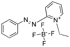 1-Ethyl-2-(phenylazo)-pyridinium tetrafluoroborate 结构式