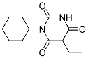 1-CYCLOHEXYL-5-ETHYLBARBITURIC ACID 结构式