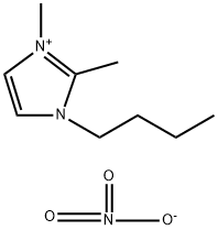 1,2-二甲基-3-丁基咪唑硝酸盐 结构式