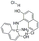 1-AMINO-2-NAPHTHOL HYDROCHLORIDE, (2-HYDROXY-1-NAPHTHYLAMINE HYDROCHLORIDE) 结构式
