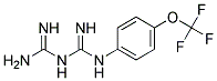 1-[4-(TRIFLUOROMETHOXY)PHENYL]BIGUANIDE 结构式