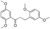 1,3-Bis(2,5-dimethoxyphenyl)-1-propanone 结构式