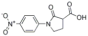 1-(4-NITROPHENYL)-2-OXOPYRROLIDINE-3-CARBOXYLIC ACID 结构式