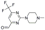 2-(4-甲基哌嗪-1-基)-6-三氟甲基嘧啶-4-甲醛 结构式