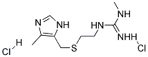 1-METHYL-3-[2-(5-METHYLIMIDAZOL-4-YL-METHYLTHIO)ETHYL]GUANIDINE DIHYDROCHLORIDE 结构式