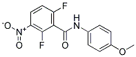 2,6-DIFLUORO-N-(4-METHOXYPHENYL)-3-NITROBENZAMIDE, TECH 结构式