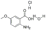 2-AMINO-5-METHOXYBENZOIC ACID HYDROCHLORIDE HYDRATE 结构式